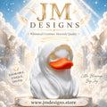 Angel Duck White Car Dashboard Decoration for Jeep Ducking Cruise Souvenir - JM Designs