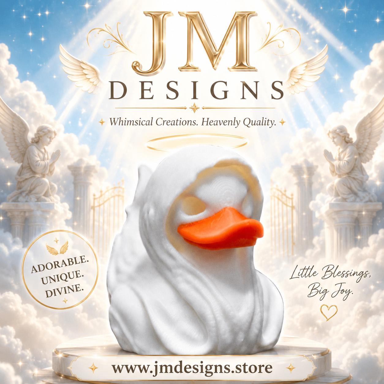Angel Duck White Car Dashboard Decoration for Jeep Ducking Cruise Souvenir - JM Designs