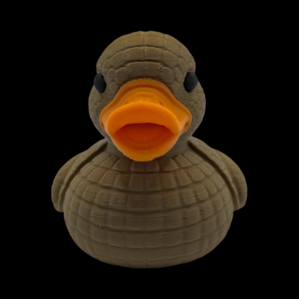 Armadillo Duck Figurine Desk Toy Office Animal Enthusiast Collectible Statue Dashboard Ornament Cruise Ducking - JM Designs