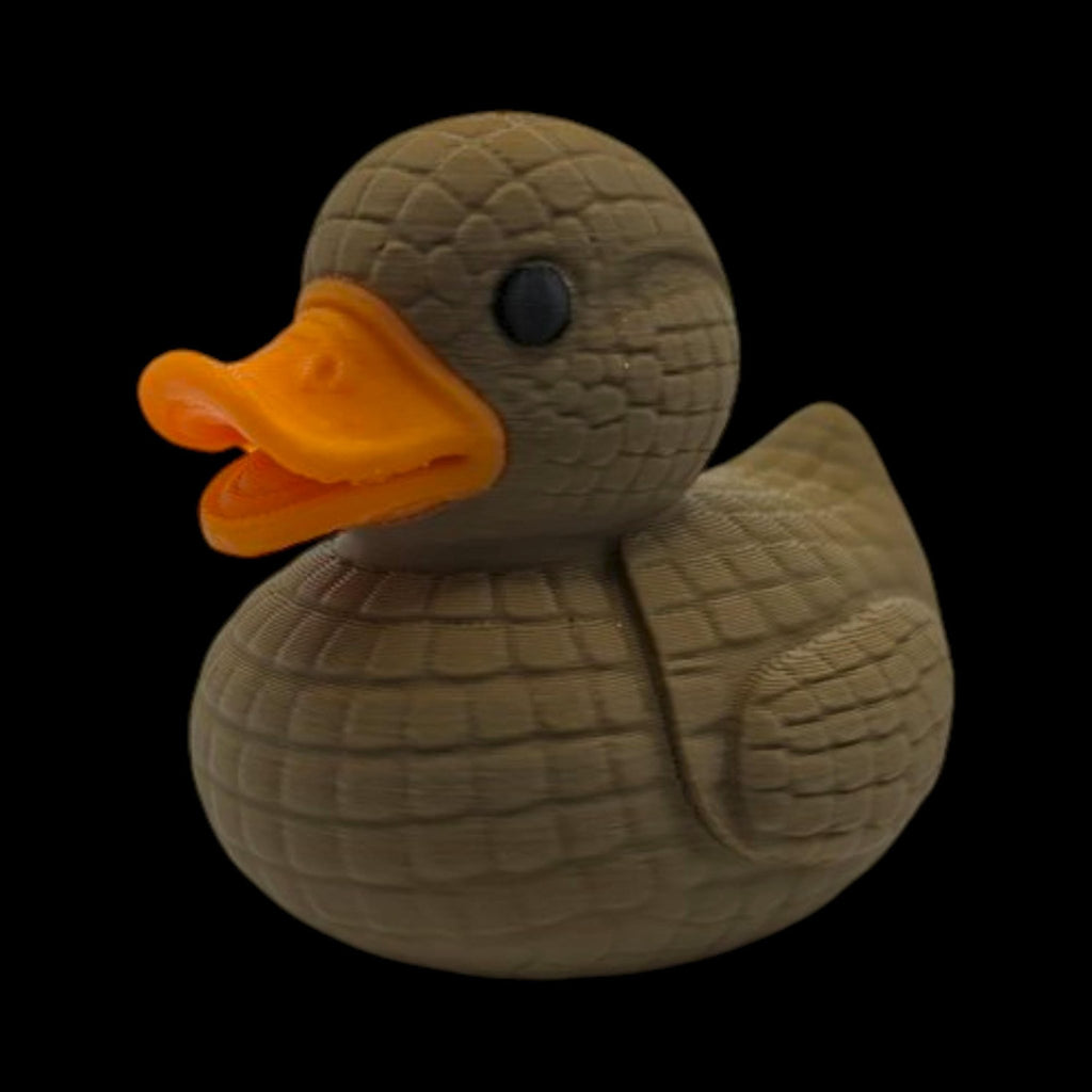 Armadillo Duck Figurine Desk Toy Office Animal Enthusiast Collectible Statue Dashboard Ornament Cruise Ducking - JM Designs