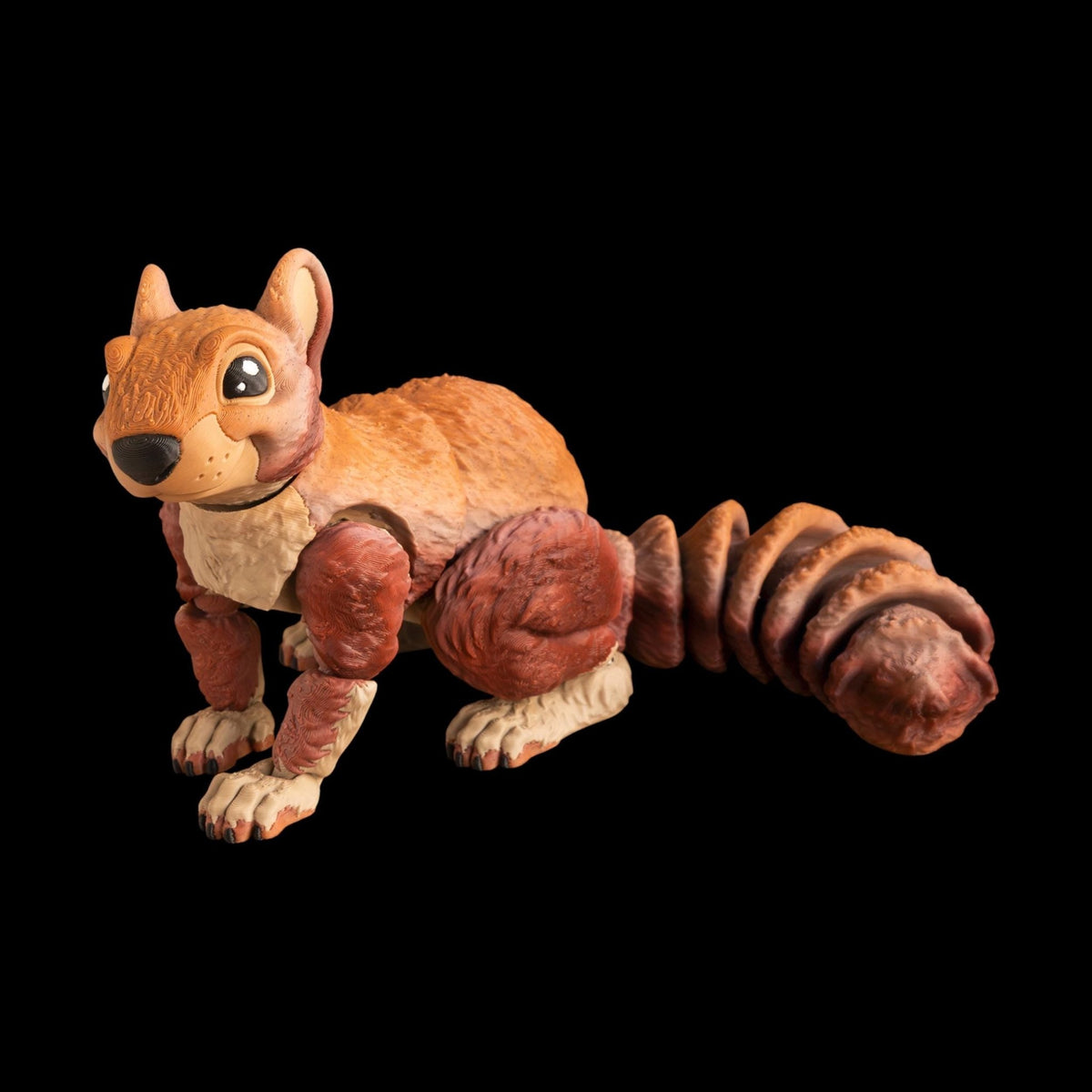 Articulated Squirrel Figure Office Decoration Christmas Animal Lover Woodland Creature Flexible Joint - JM Designs