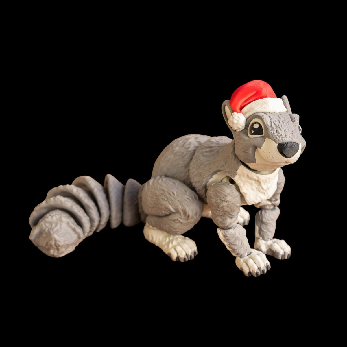 Articulated Squirrel Figure Office Decoration Christmas Animal Lover Woodland Creature Flexible Joint - JM Designs