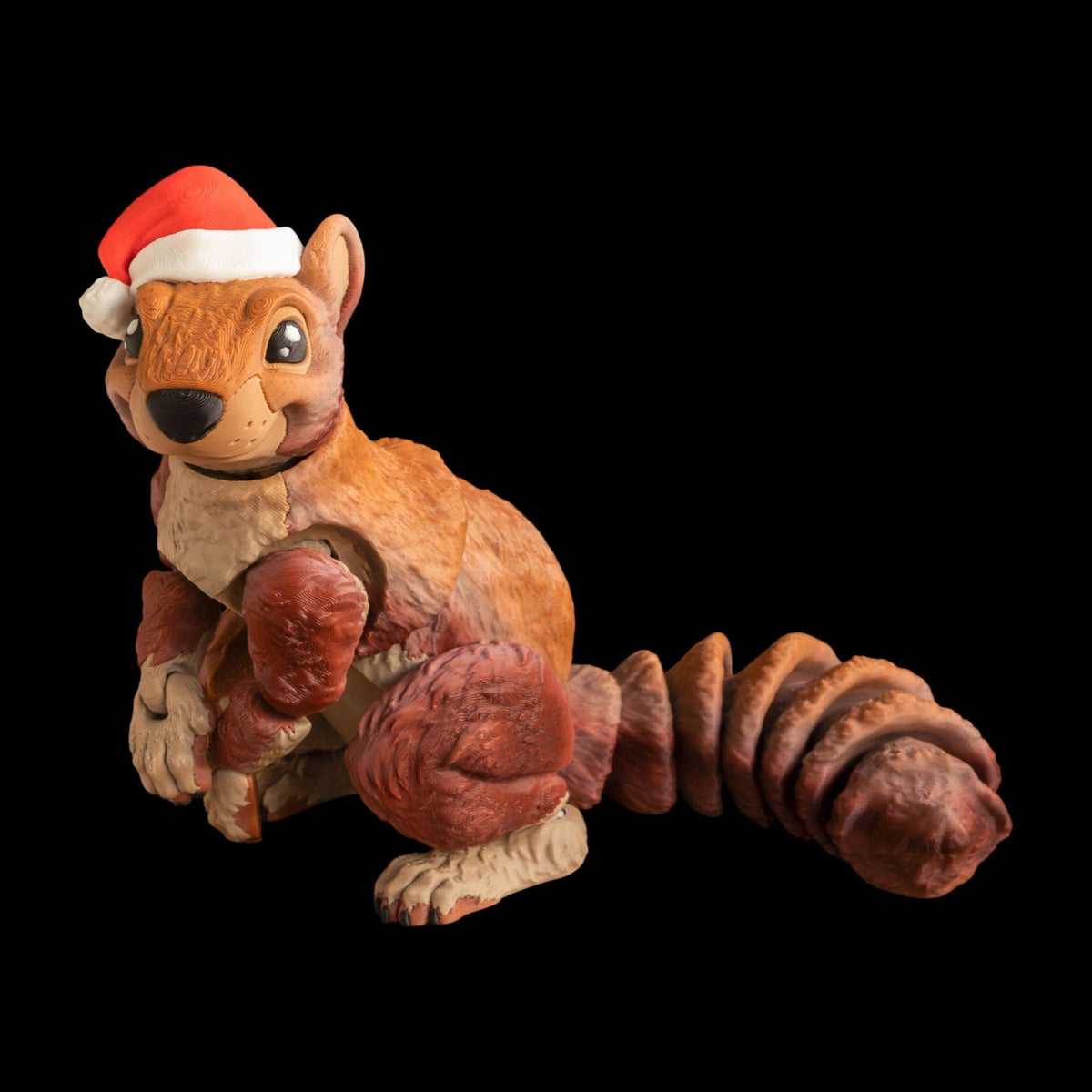 Articulated Squirrel Figure Office Decoration Christmas Animal Lover Woodland Creature Flexible Joint - JM Designs