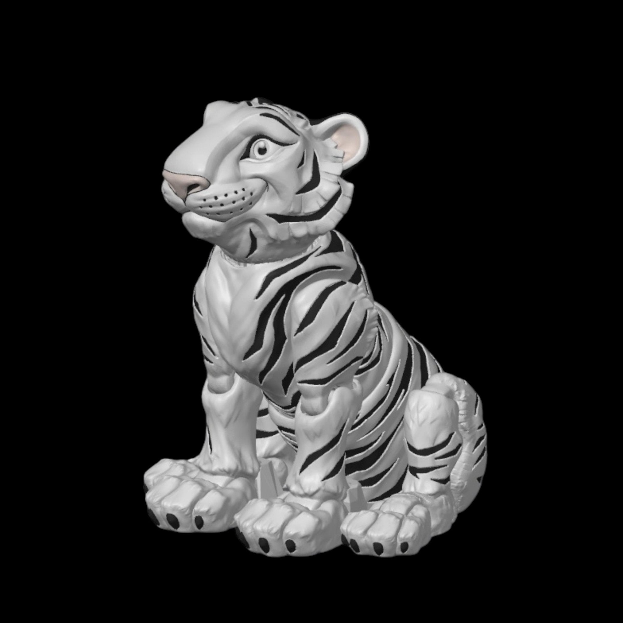 Articulated Tiger Possible Figure Desk Toy Collectible Animal Decoration Office Accessory Movable Joint - JM Designs