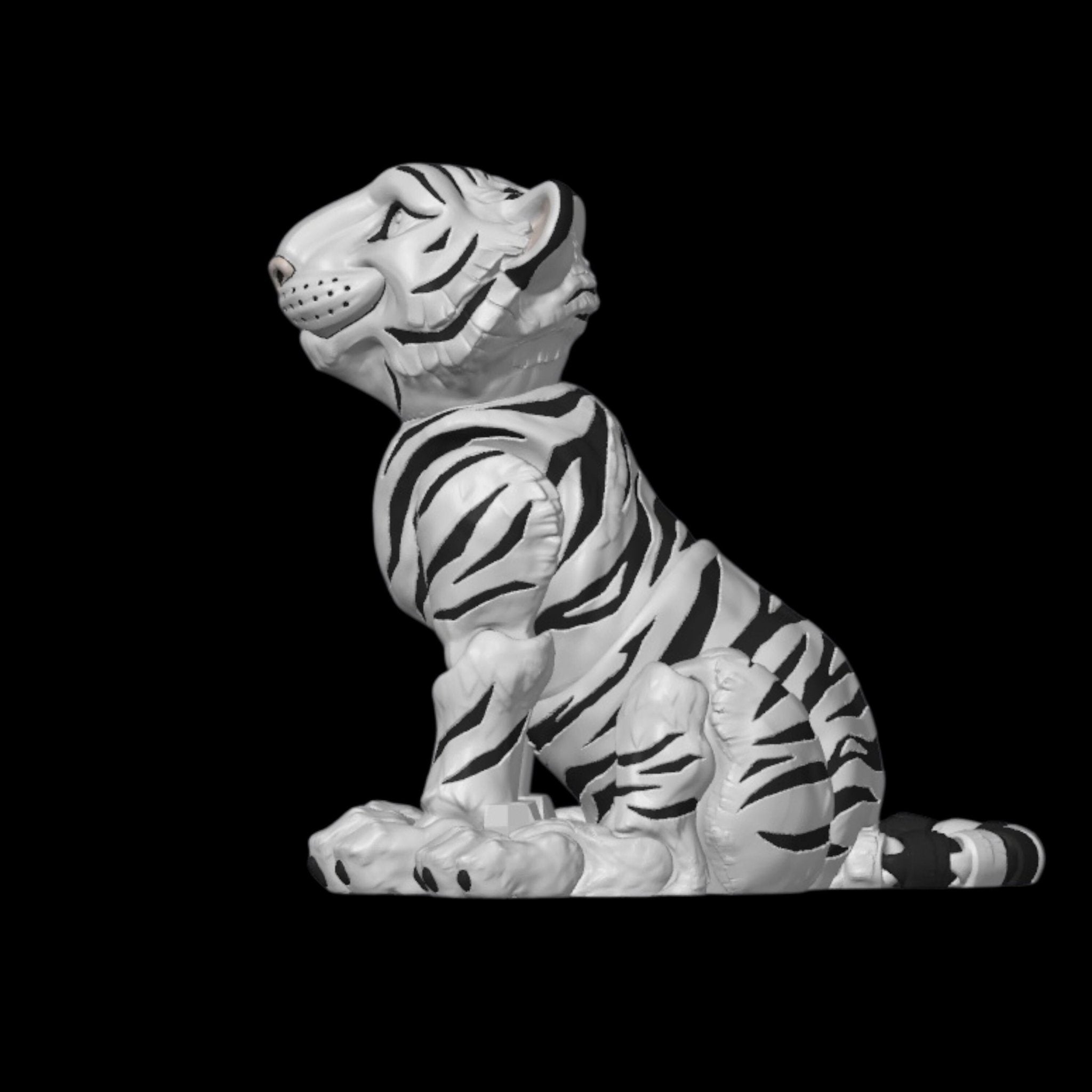 Articulated Tiger Possible Figure Desk Toy Collectible Animal Decoration Office Accessory Movable Joint - JM Designs