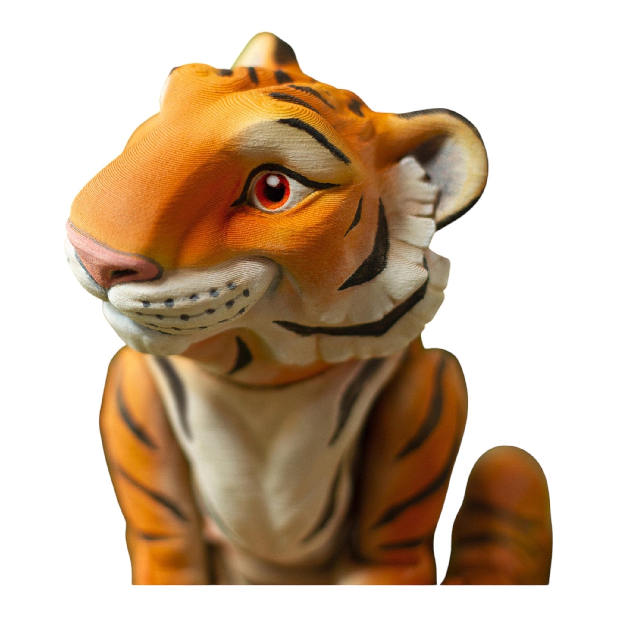 Articulated Tiger Possible Figure Desk Toy Collectible Animal Decoration Office Accessory Movable Joint - JM Designs