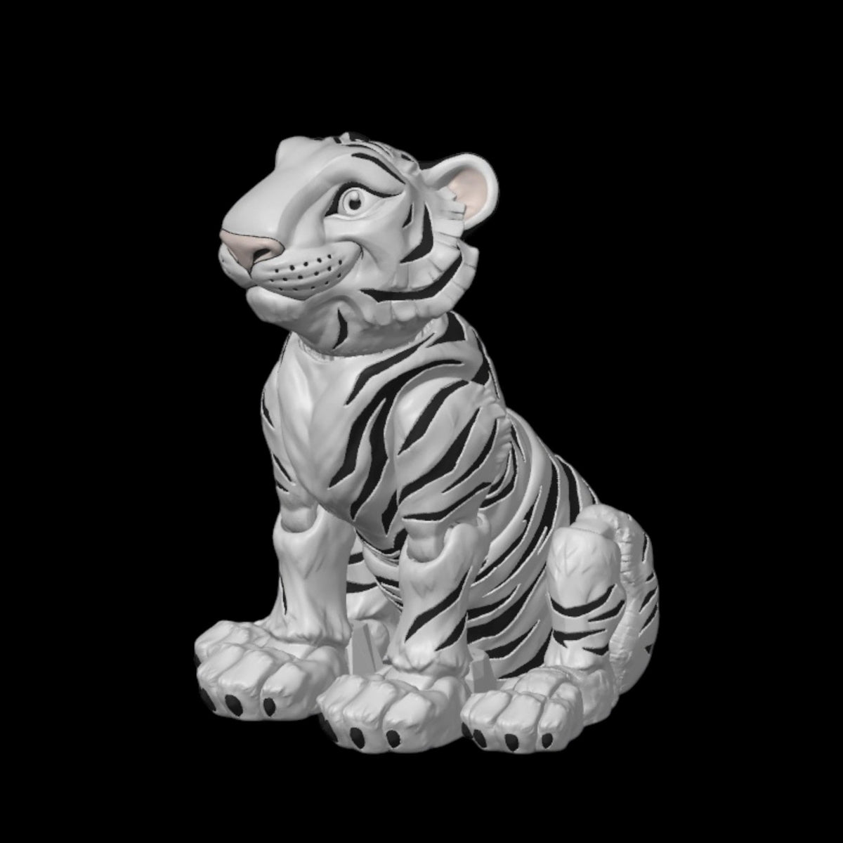 Articulated Tiger Possible Figure Desk Toy Collectible Animal Decoration Office Accessory Movable Joint - JM Designs