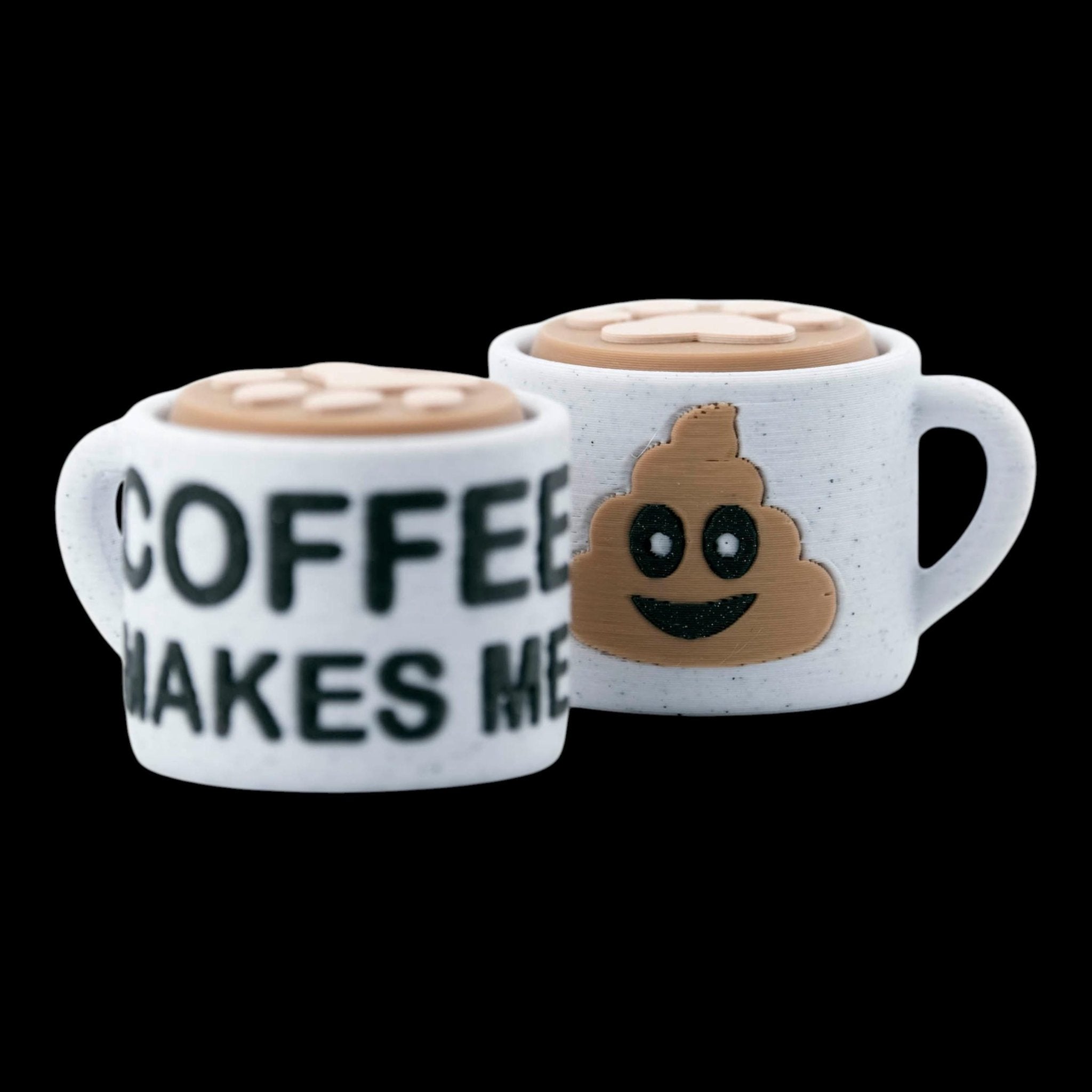 Autism Sensory Aid Mini Coffee Cup Keychain, 3D Printed Fidget Toy - JM Designs