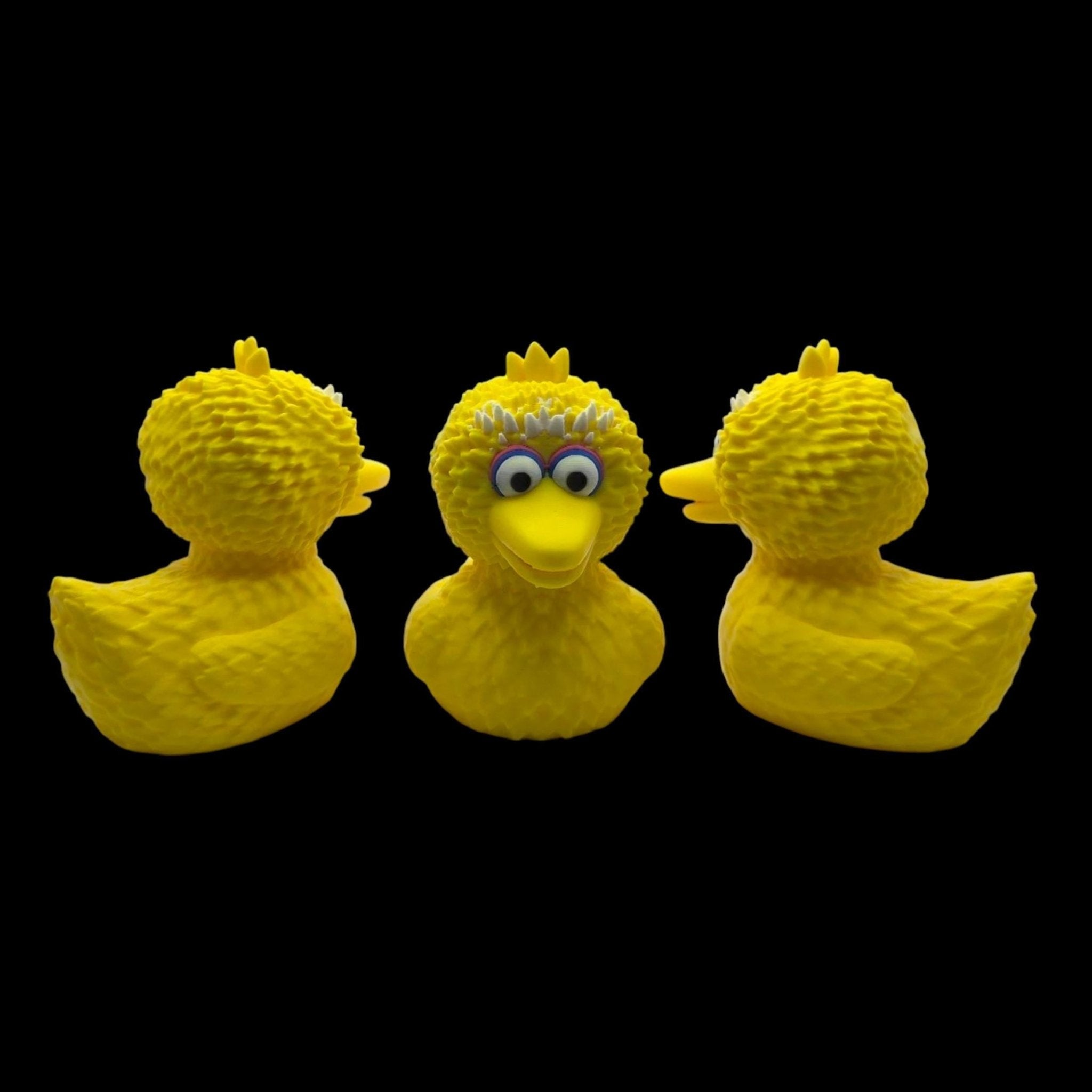 Big Bird Duck Bath Toy, 3D Printed Sesame Street Character for Fun Time - JM Designs