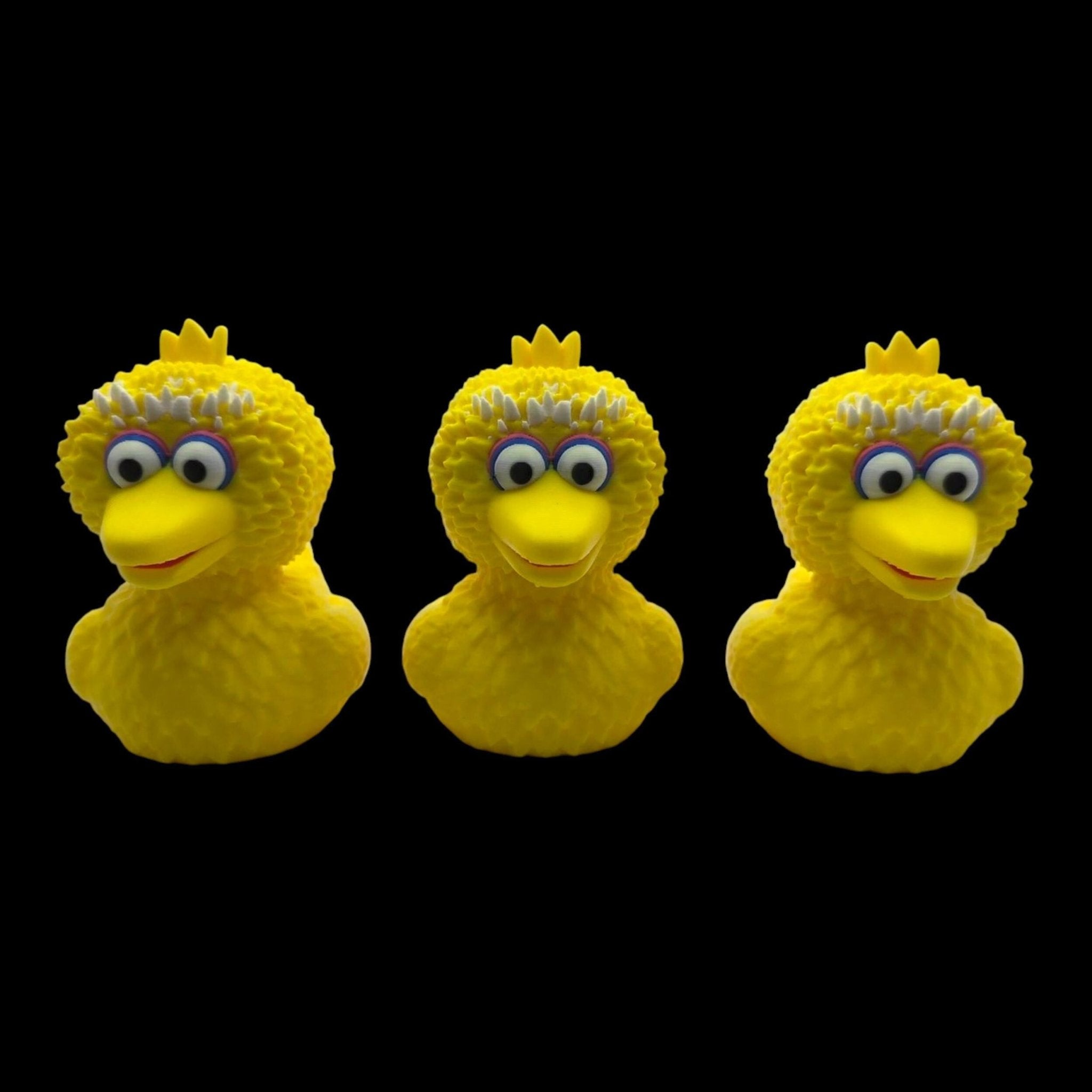 Big Bird Duck Bath Toy, 3D Printed Sesame Street Character for Fun Time - JM Designs