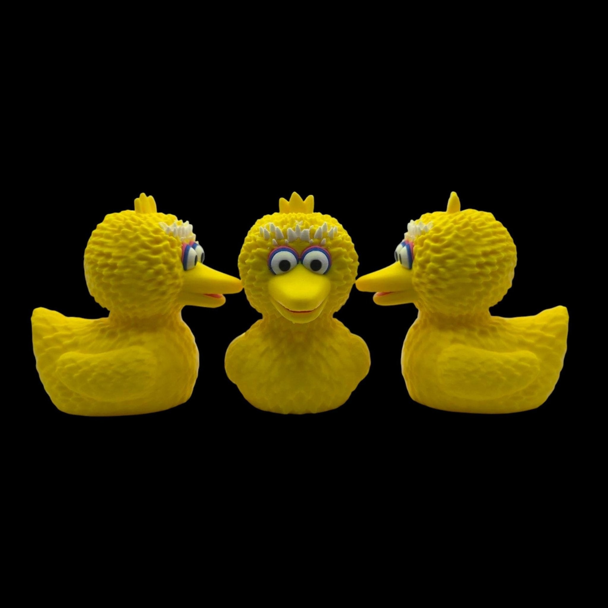 Big Bird Duck Bath Toy, 3D Printed Sesame Street Character for Fun Time - JM Designs