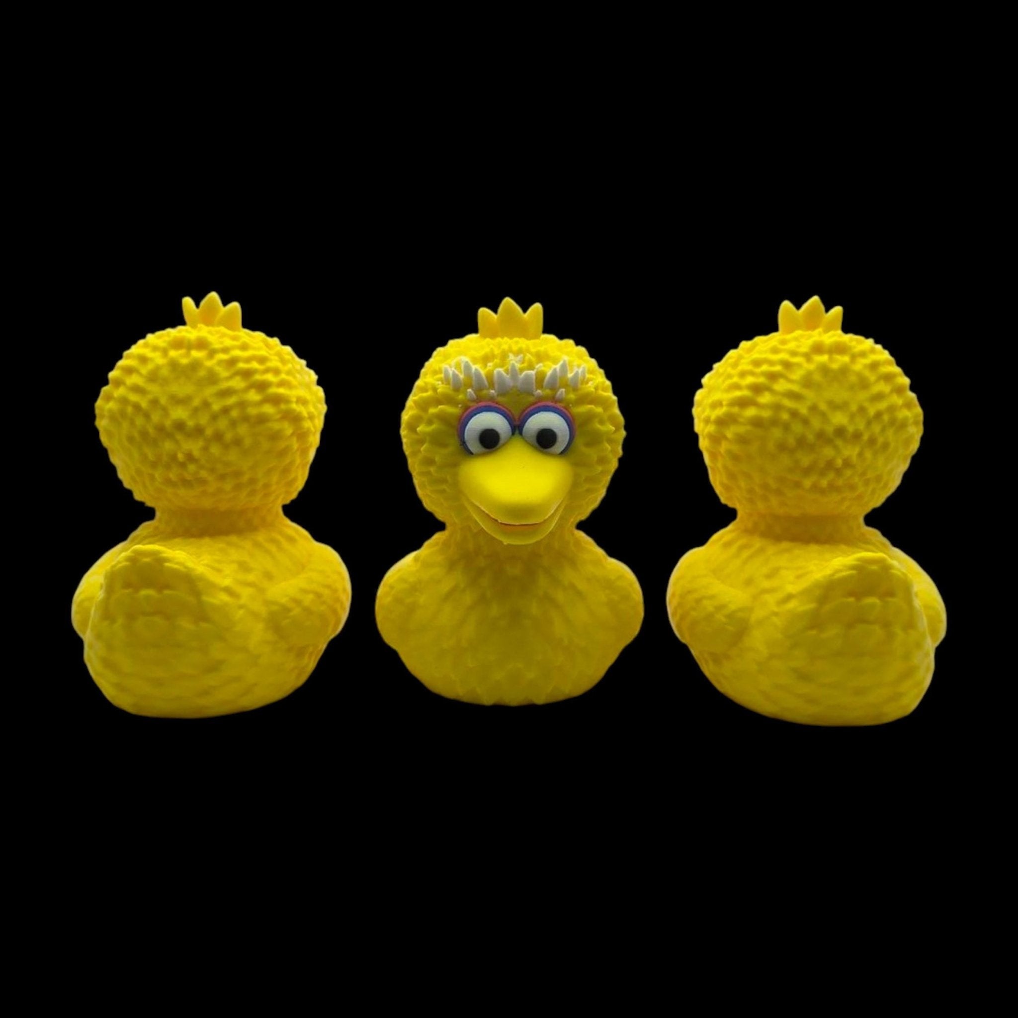 Big Bird Duck Bath Toy, 3D Printed Sesame Street Character for Fun Time - JM Designs