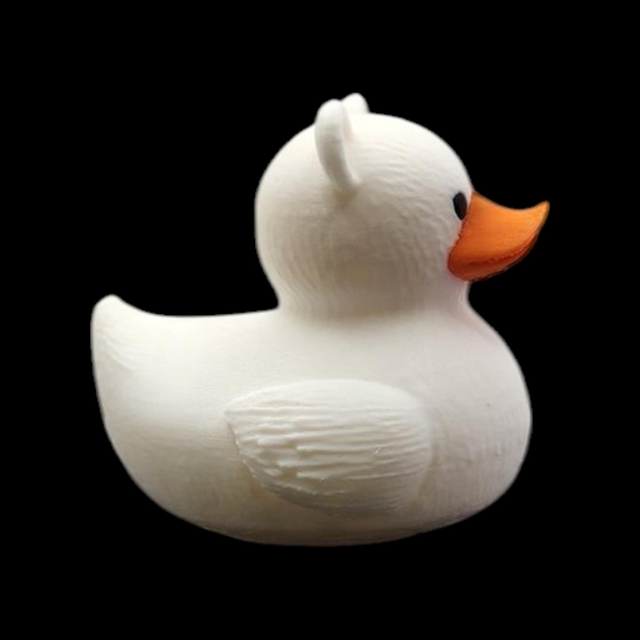 Black Bear Duck: 3D Printed Bath Toy for Toddlers, Safe and Fun - JM Designs