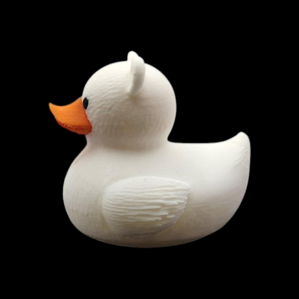 Black Bear Duck: 3D Printed Bath Toy for Toddlers, Safe and Fun - JM Designs