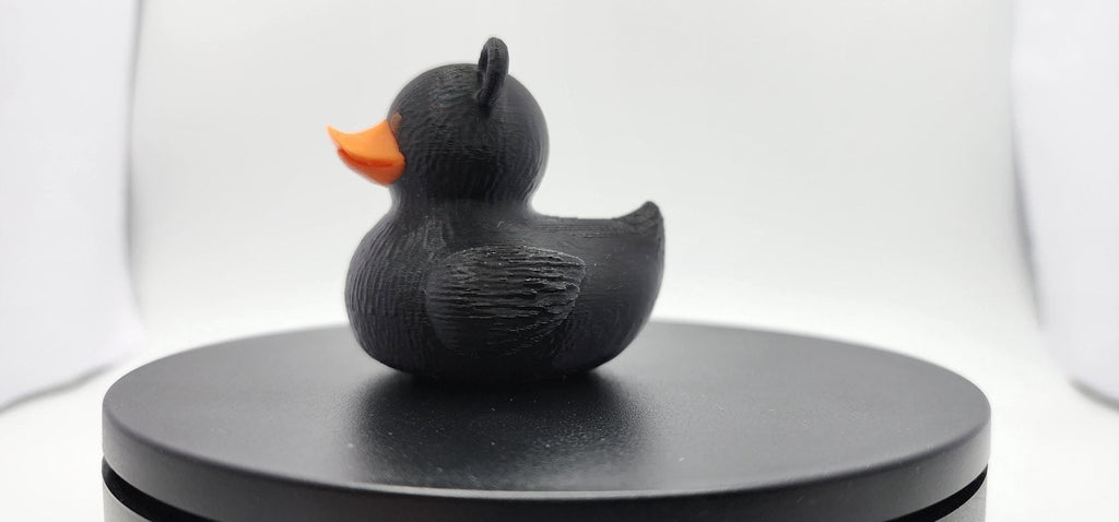 Black Bear Duck: 3D Printed Bath Toy for Toddlers, Safe and Fun - JM Designs