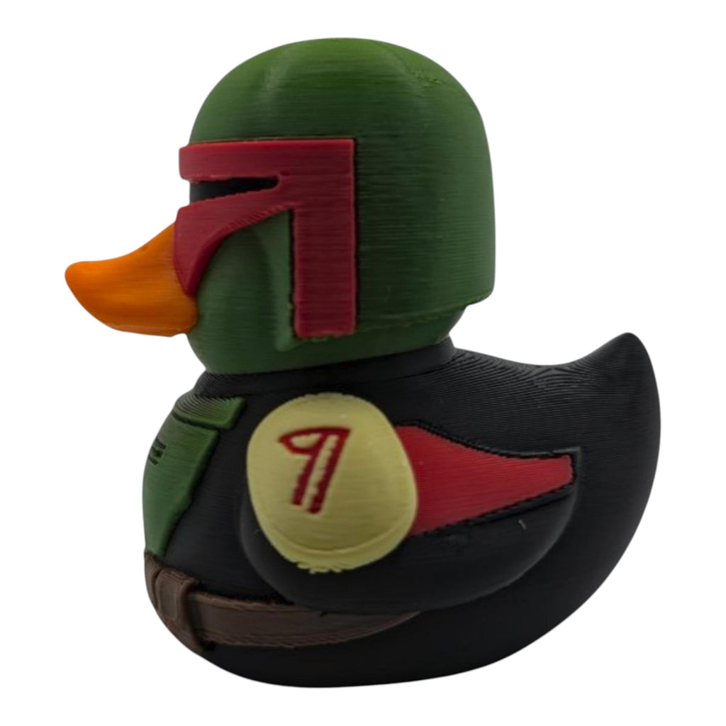 Boba Fett Inspired Duck Star Wars Dashboard Buddy Bounty Hunter Collector’s Cruise & Gift - JM Designs