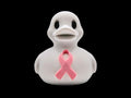 Breast Cancer Awareness Duck, Pink Ribbon Bath Toy for Support and Comfort - JM Designs