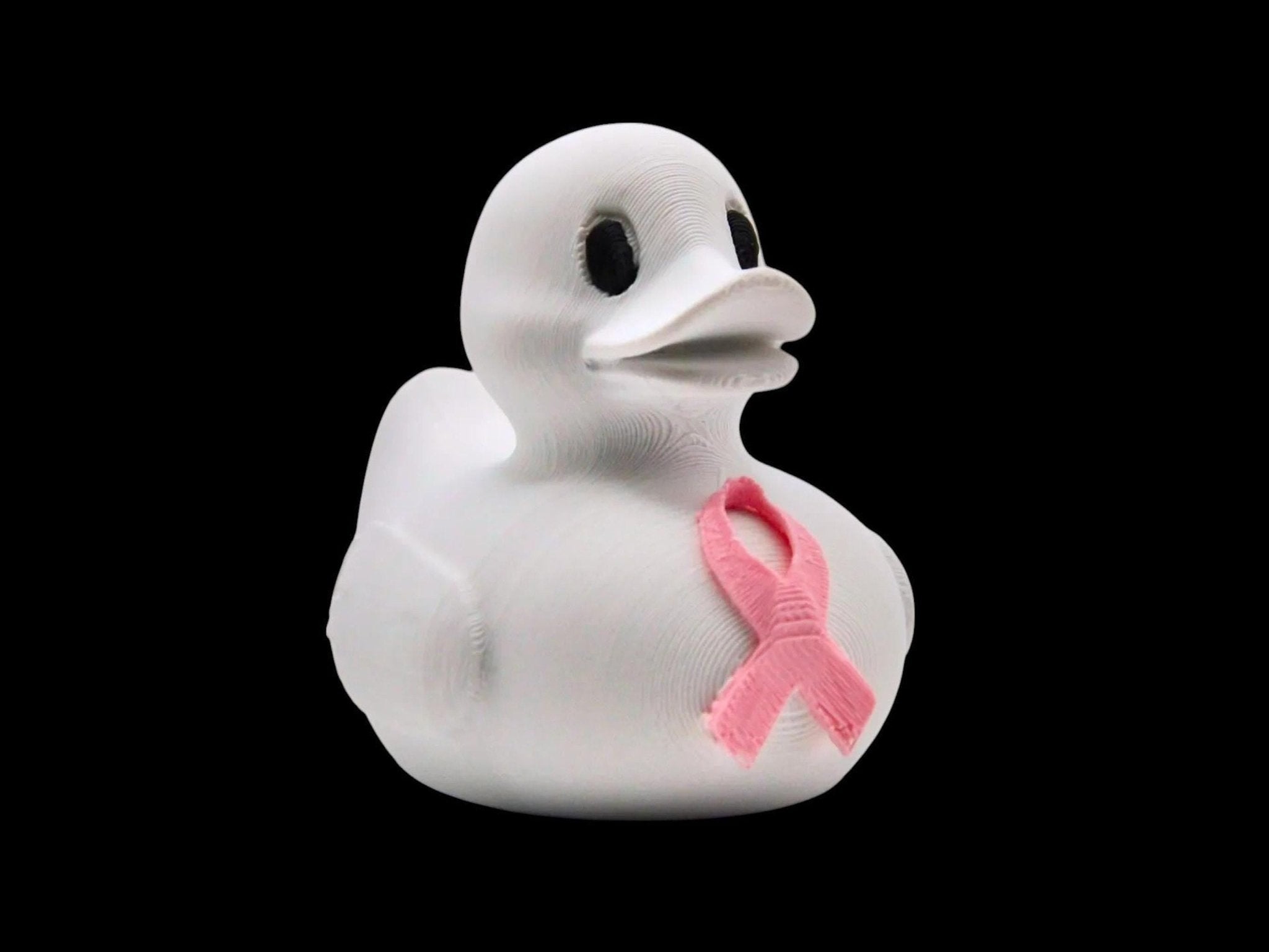 Breast Cancer Awareness Duck, Pink Ribbon Bath Toy for Support and Comfort - JM Designs