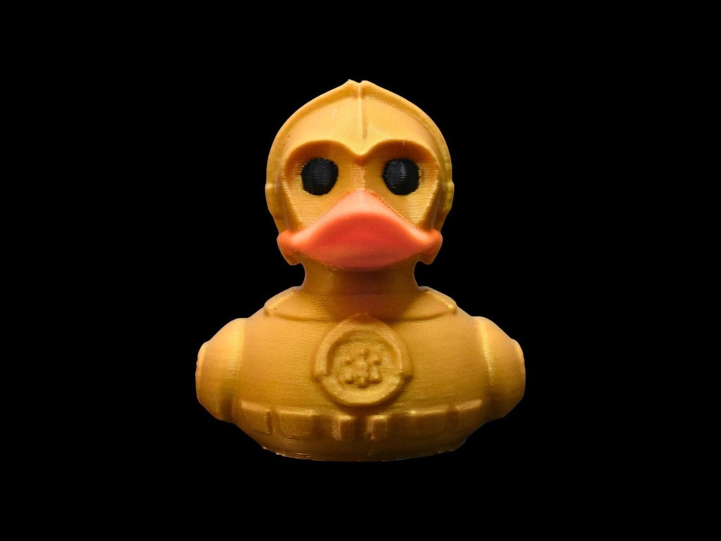 C3PO Rubber Duck, Fun Star Wars Bath Toy for Space-Themed Decor - JM Designs