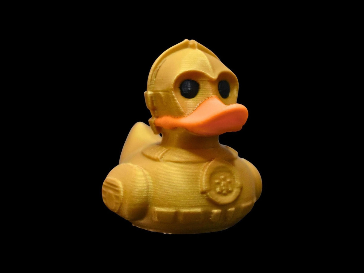 C3PO Rubber Duck, Fun Star Wars Bath Toy for Space-Themed Decor - JM Designs