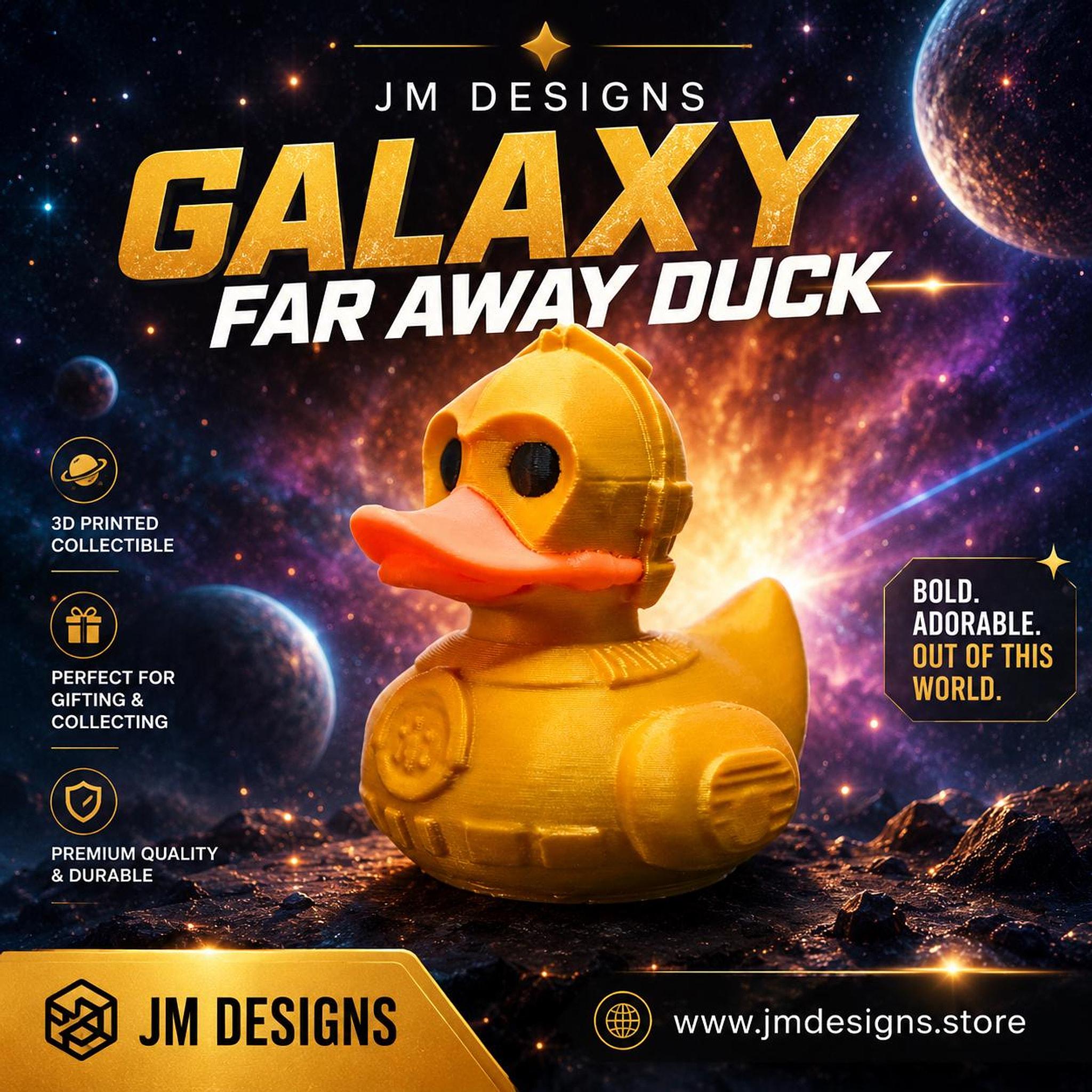 C3PO Rubber Duck, Fun Star Wars Bath Toy for Space-Themed Decor - JM Designs