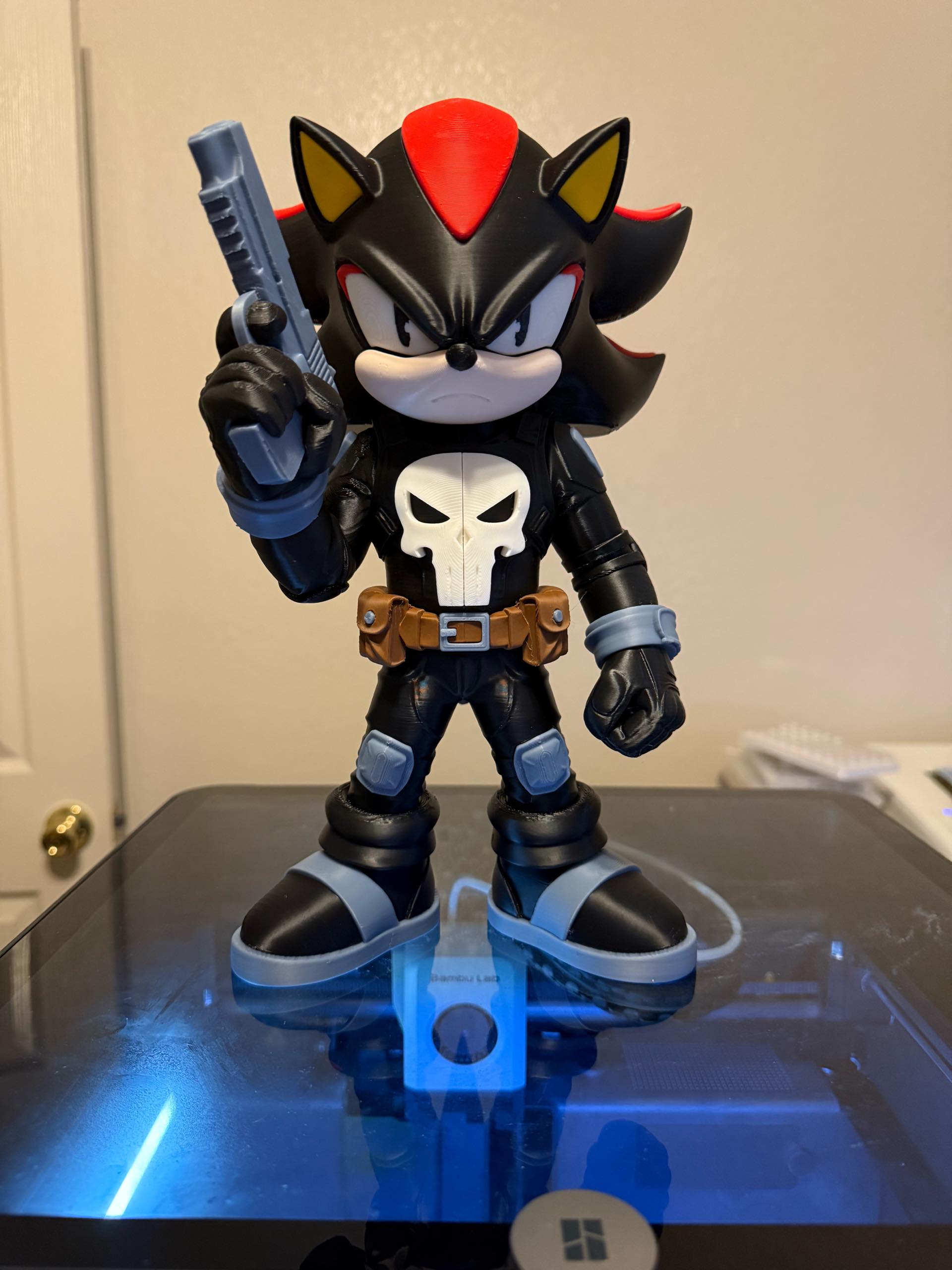Shadow "Punisher" Mashup Figure — Hand-Made 3D Print
