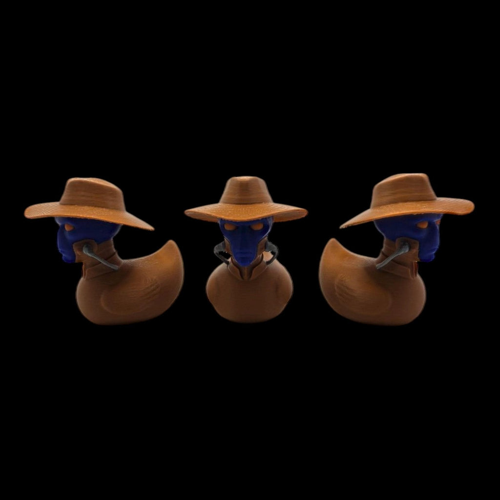 cad bane Inspired duck Star Wars Blue Alien Hat Wearing book of boba fett - JM Designs