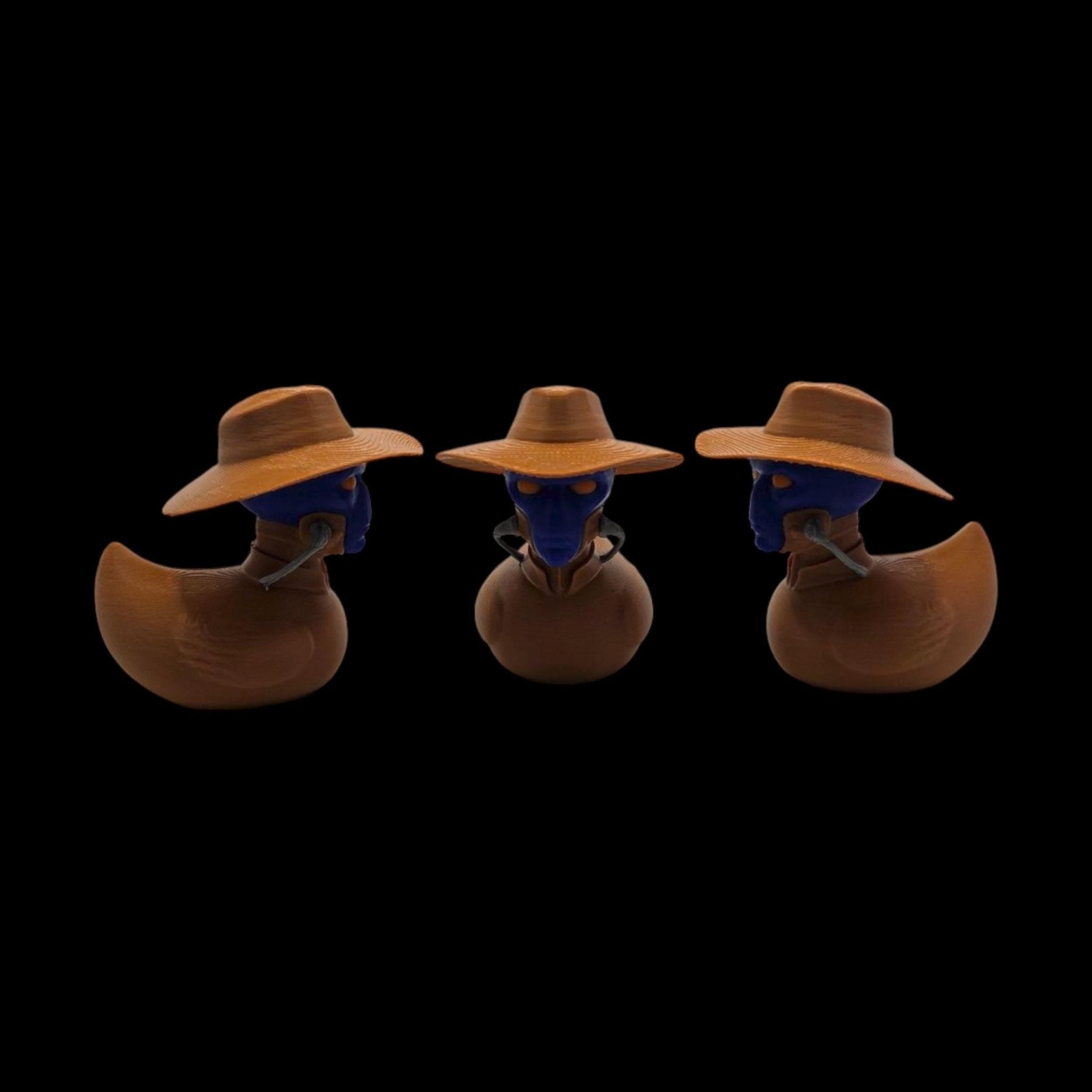 cad bane Inspired duck Star Wars Blue Alien Hat Wearing book of boba fett - JM Designs
