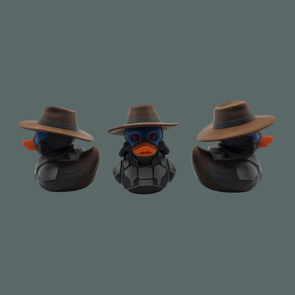 Cad Bane Inspired Duck Star Wars Figure Collectible Desk Decoration Display Piece Bounty Hunter Character - JM Designs