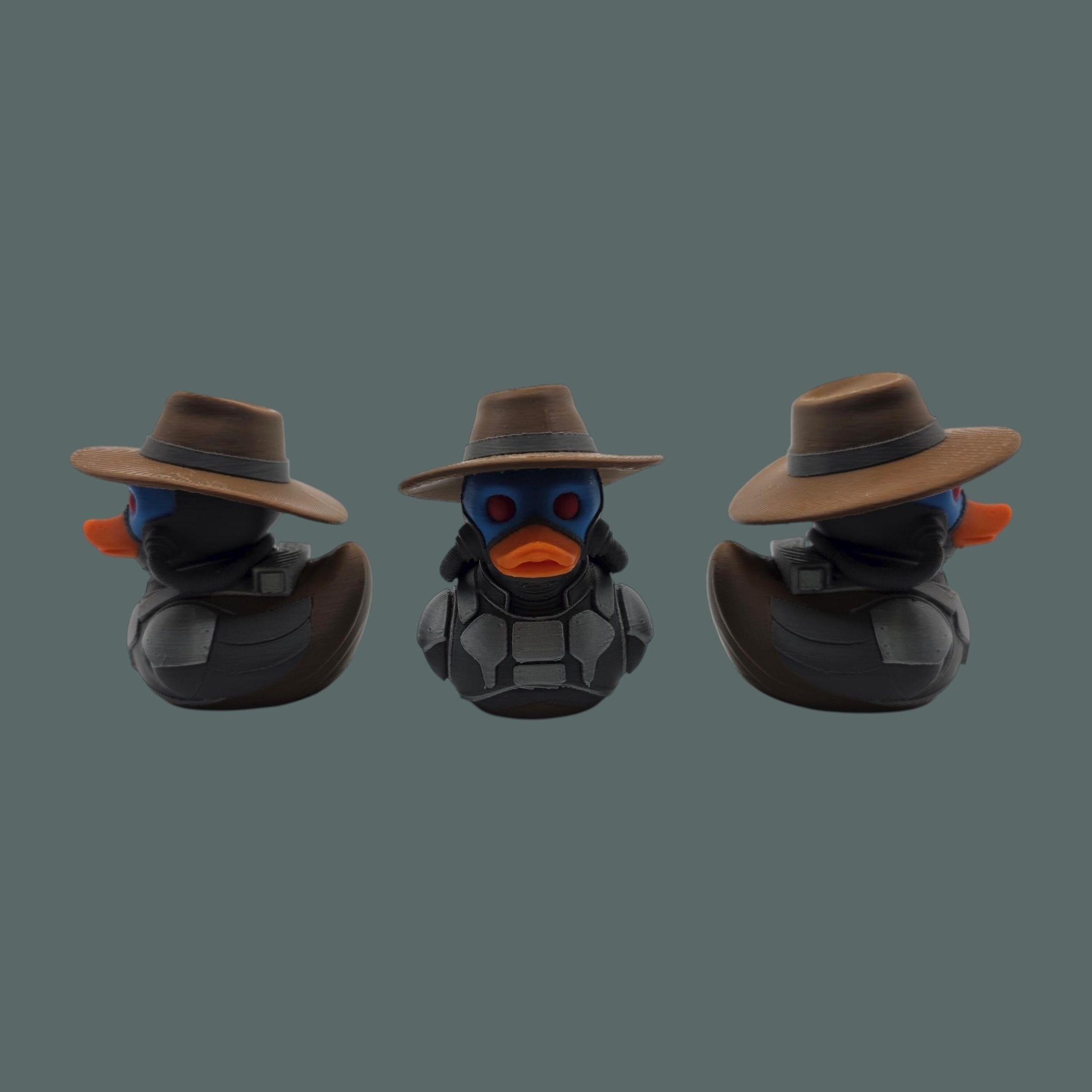Cad Bane Inspired Duck Star Wars Figure Collectible Desk Decoration Display Piece Bounty Hunter Character - JM Designs