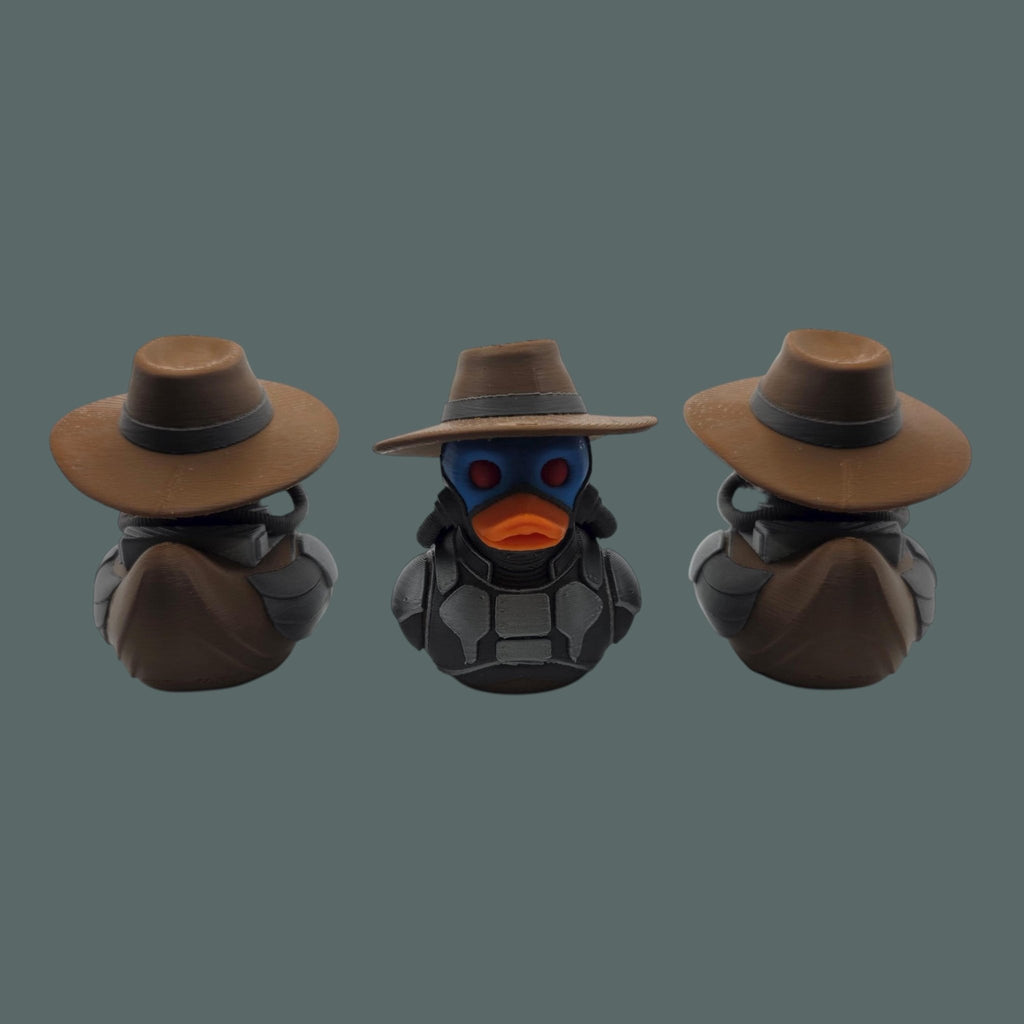 Cad Bane Inspired Duck Star Wars Figure Collectible Desk Decoration Display Piece Bounty Hunter Character - JM Designs