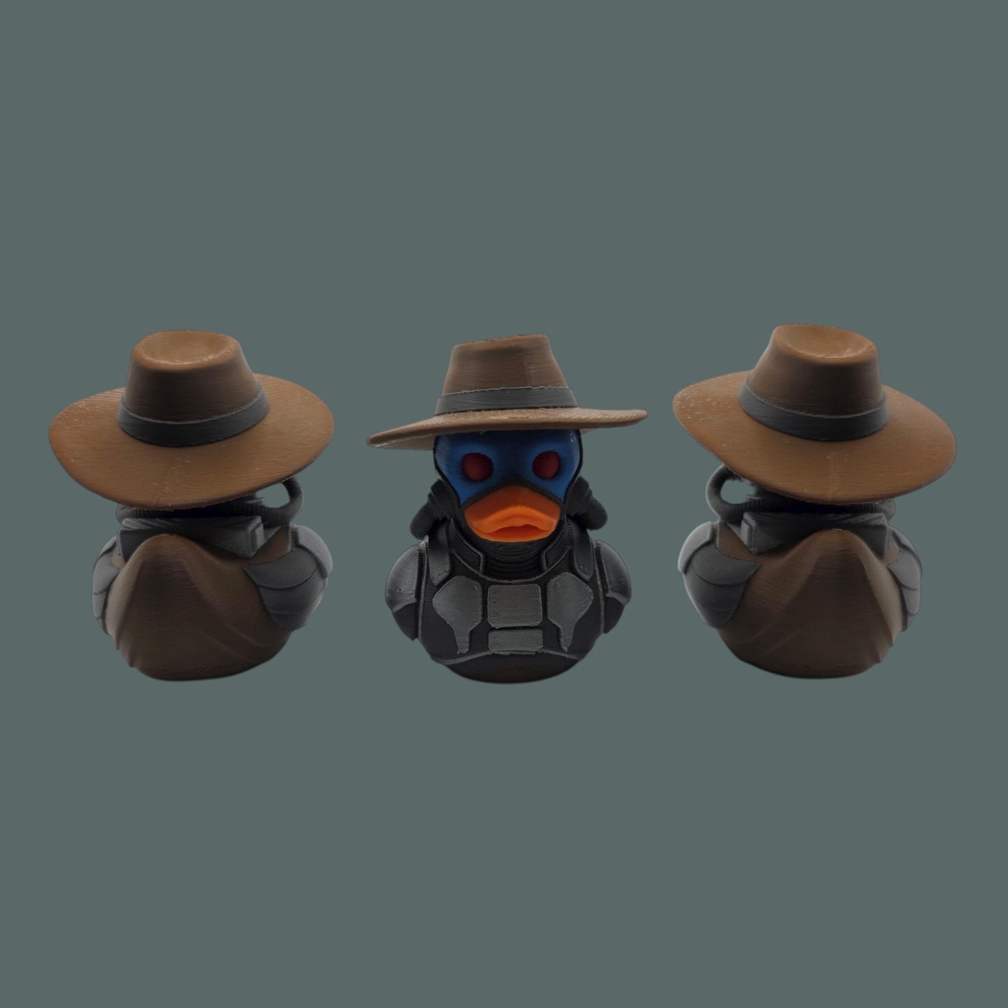 Cad Bane Inspired Duck Star Wars Figure Collectible Desk Decoration Display Piece Bounty Hunter Character - JM Designs