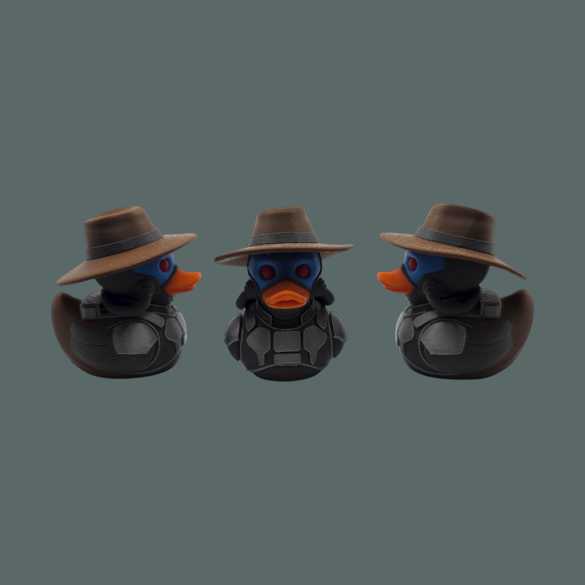 Cad Bane Inspired Duck Star Wars Figure Collectible Desk Decoration Display Piece Bounty Hunter Character - JM Designs