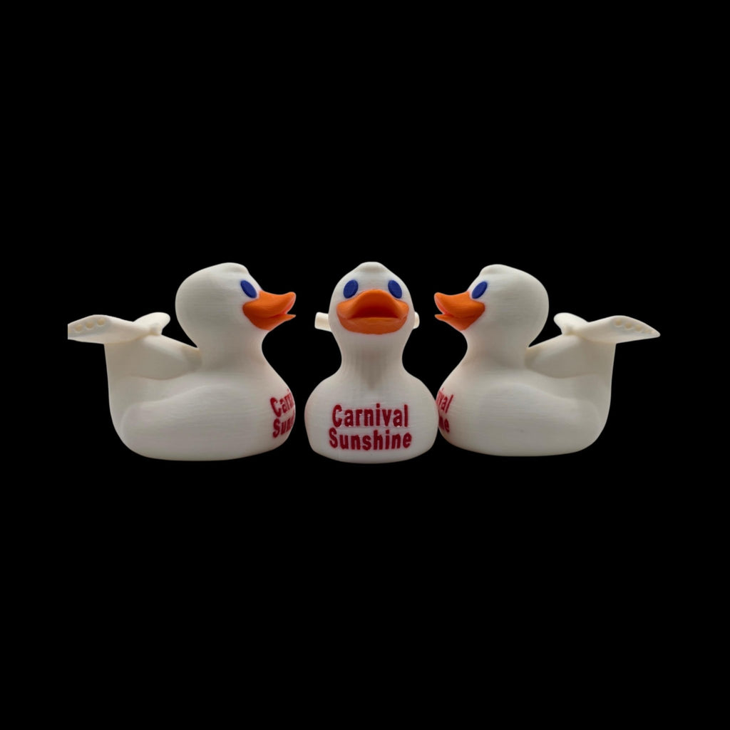 Carnival Cruise Inspired Duck, 3D Printed Novelty with Custom Ship Name - JM Designs