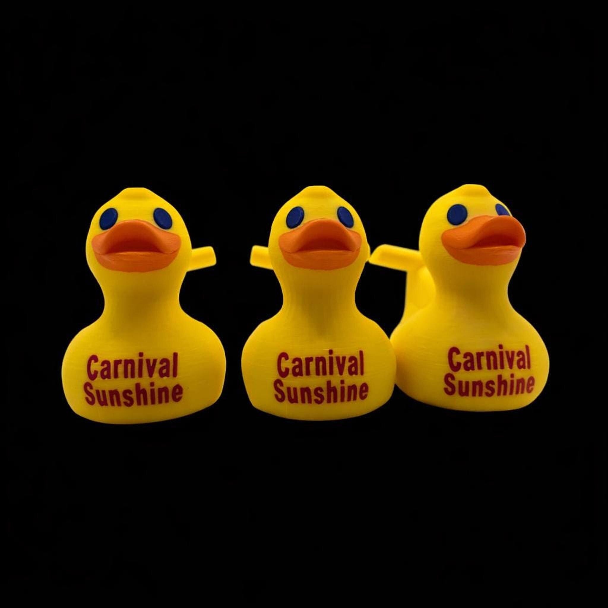 Carnival Cruise Inspired Duck, 3D Printed Novelty with Custom Ship Name - JM Designs