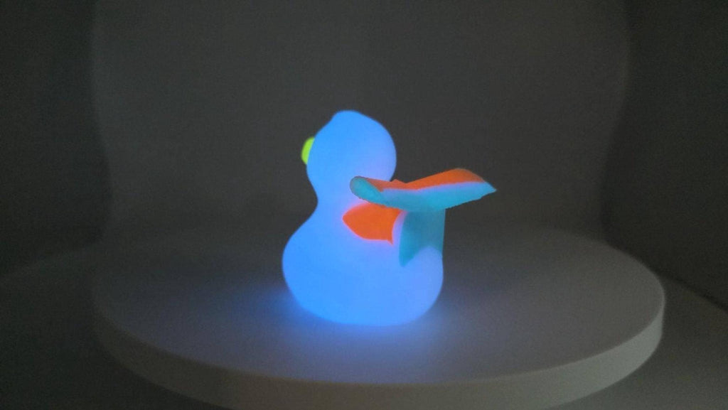 Carnival Cruise Inspired Duck Toy, Glow In The Dark 3D Printed - JM Designs