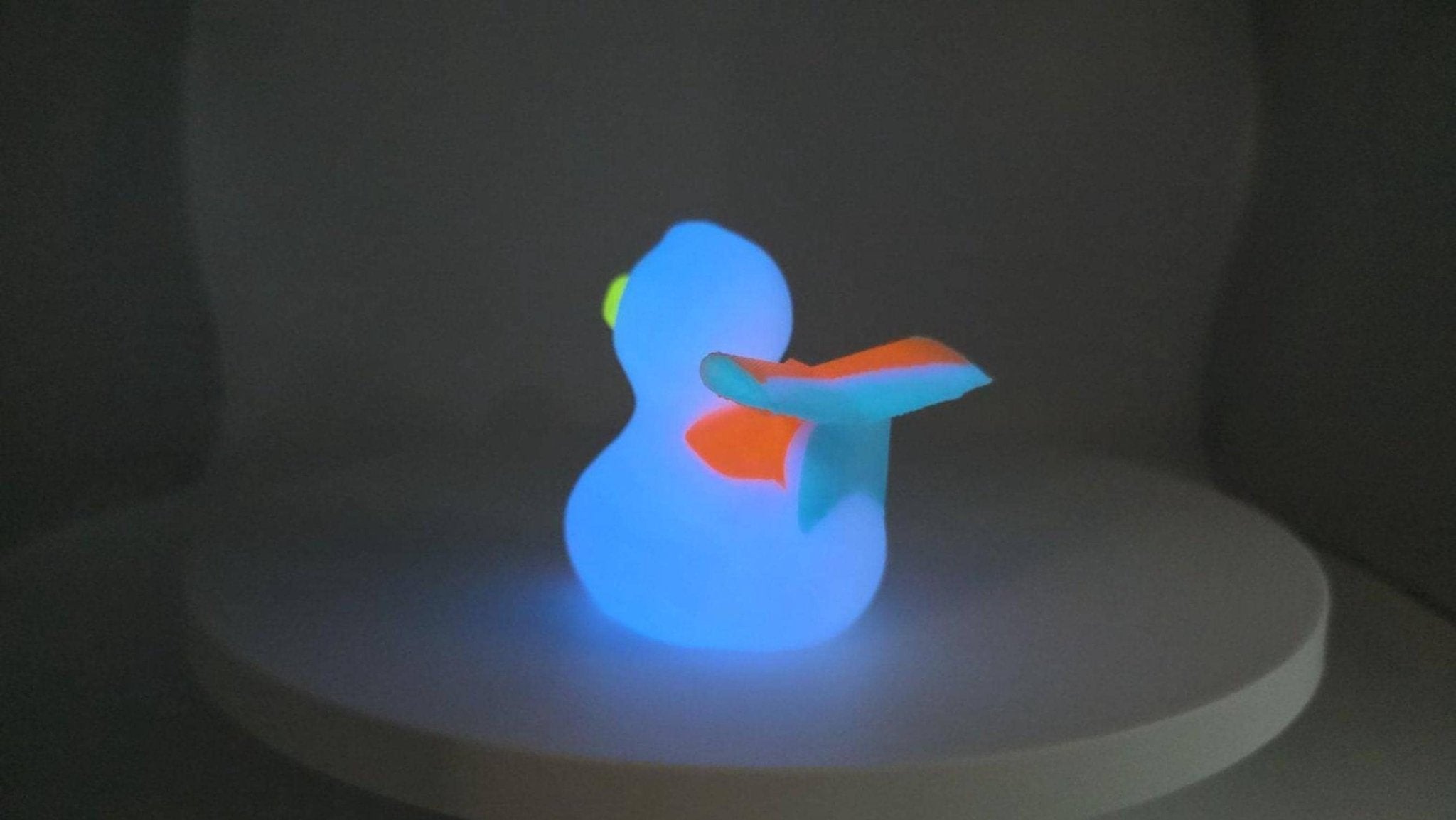 Carnival Cruise Inspired Duck Toy, Glow In The Dark 3D Printed - JM Designs