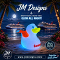 Carnival Cruise Inspired Duck Toy, Glow In The Dark 3D Printed - JM Designs