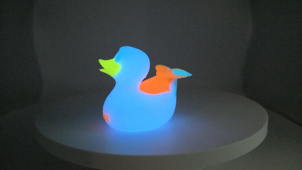 Carnival Cruise Inspired Duck Toy, Glow In The Dark 3D Printed - JM Designs