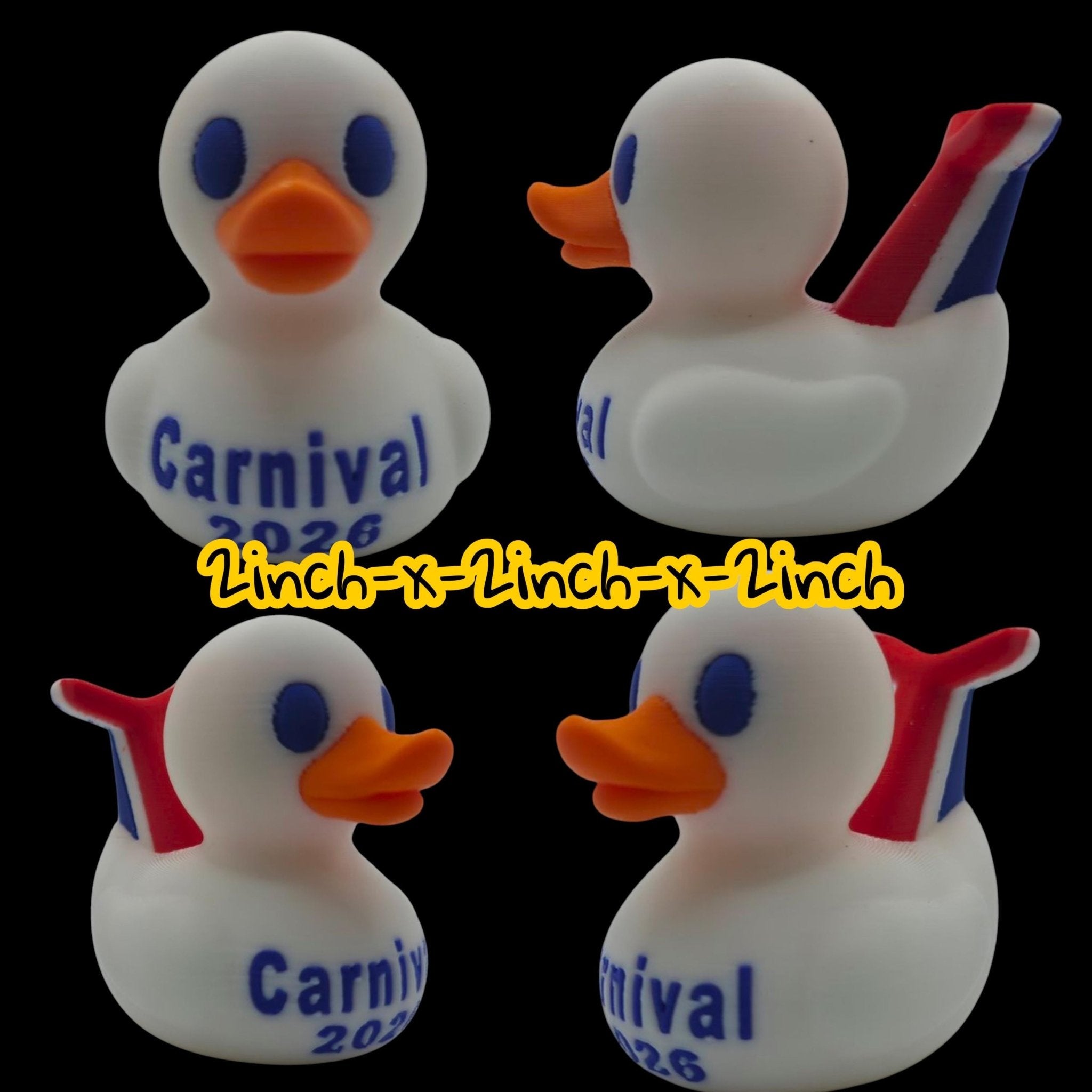 Carnival Inspired Cruise Souvenir Duck Collectible Patriotic Theme Red White Blue Commemorative Travel Keepsake Vacation Memento - JM Designs