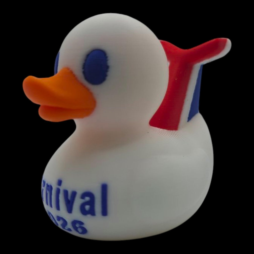 Carnival Inspired Cruise Souvenir Duck Collectible Patriotic Theme Red White Blue Commemorative Travel Keepsake Vacation Memento - JM Designs