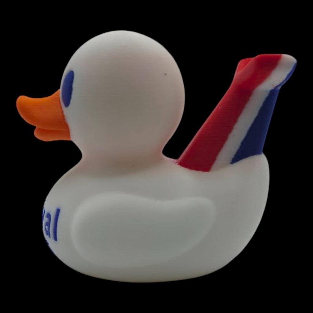 Carnival Inspired Cruise Souvenir Duck Collectible Patriotic Theme Red White Blue Commemorative Travel Keepsake Vacation Memento - JM Designs