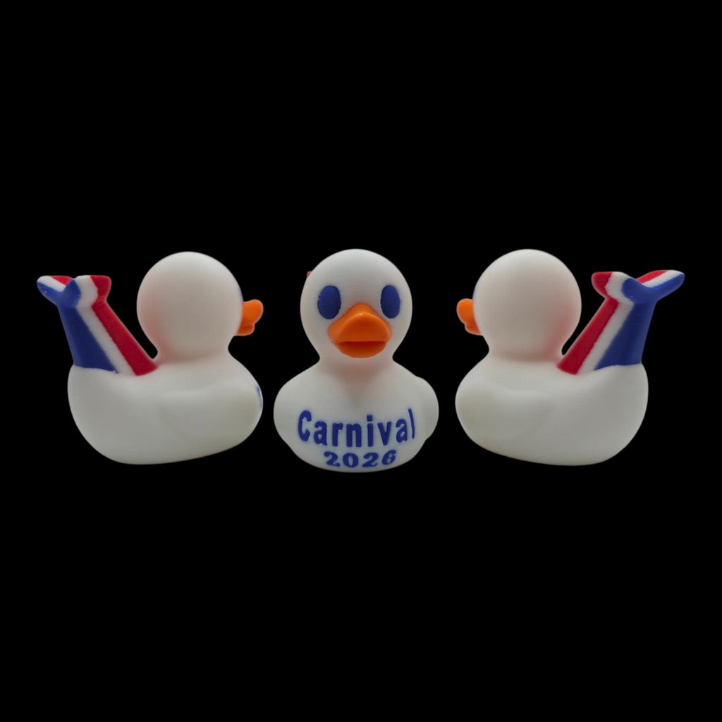 Carnival Inspired Cruise Souvenir Duck Collectible Patriotic Theme Red White Blue Commemorative Travel Keepsake Vacation Memento - JM Designs