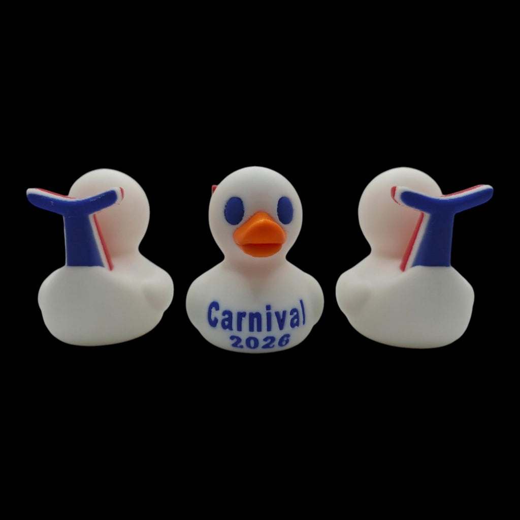 Carnival Inspired Cruise Souvenir Duck Collectible Patriotic Theme Red White Blue Commemorative Travel Keepsake Vacation Memento - JM Designs