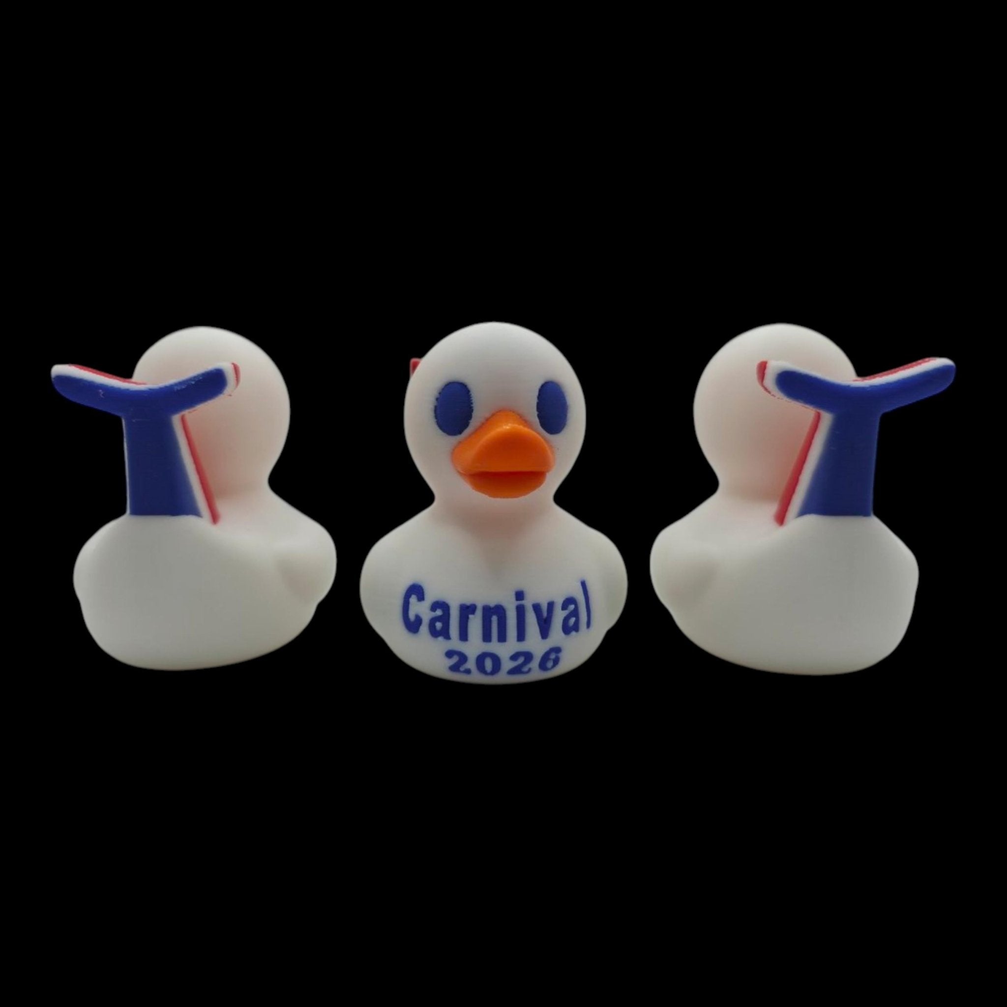 Carnival Inspired Cruise Souvenir Duck Collectible Patriotic Theme Red White Blue Commemorative Travel Keepsake Vacation Memento - JM Designs