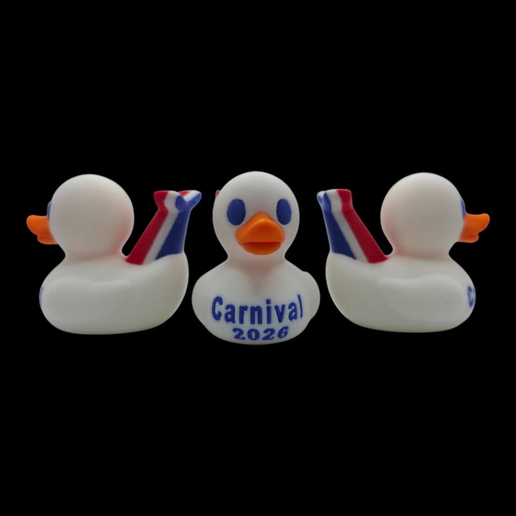 Carnival Inspired Cruise Souvenir Duck Collectible Patriotic Theme Red White Blue Commemorative Travel Keepsake Vacation Memento - JM Designs