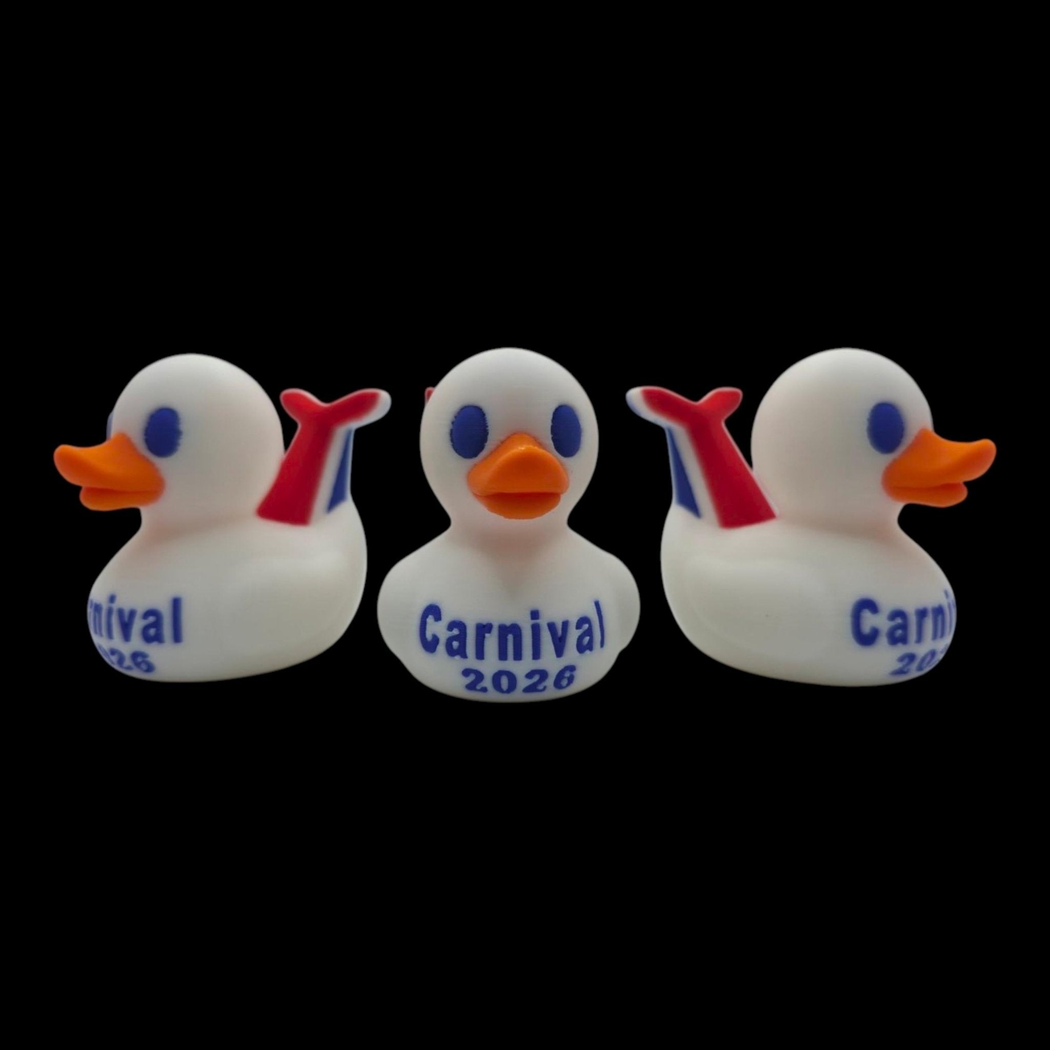 Carnival Inspired Cruise Souvenir Duck Collectible Patriotic Theme Red White Blue Commemorative Travel Keepsake Vacation Memento - JM Designs