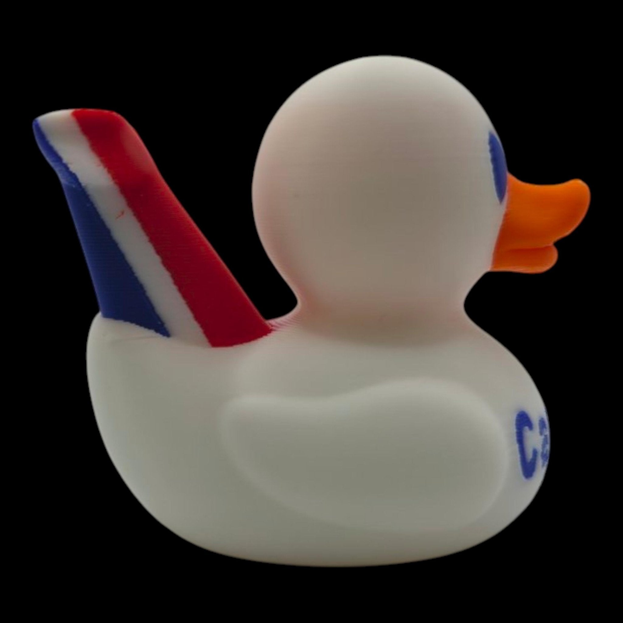 Carnival Inspired Cruise Souvenir Duck Collectible Patriotic Theme Red White Blue Commemorative Travel Keepsake Vacation Memento - JM Designs