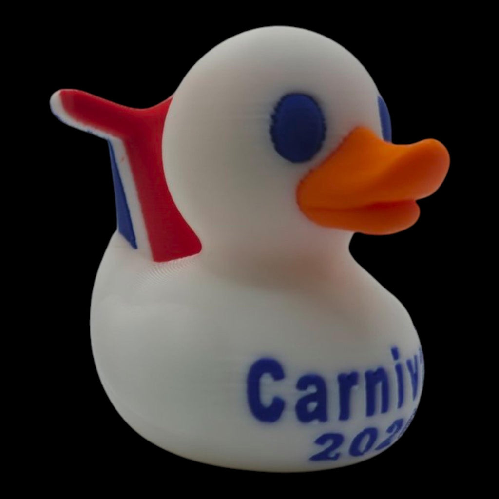 Carnival Inspired Cruise Souvenir Duck Collectible Patriotic Theme Red White Blue Commemorative Travel Keepsake Vacation Memento - JM Designs