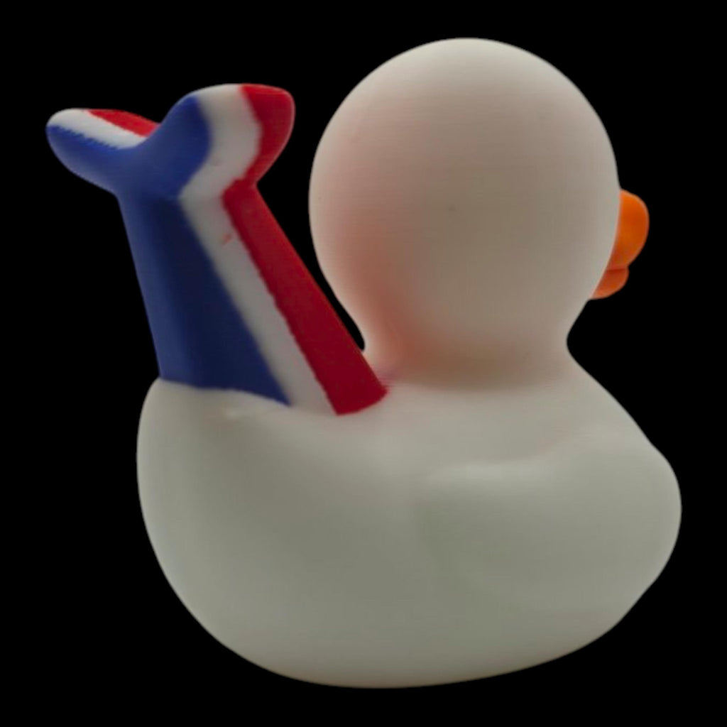 Carnival Inspired Cruise Souvenir Duck Collectible Patriotic Theme Red White Blue Commemorative Travel Keepsake Vacation Memento - JM Designs